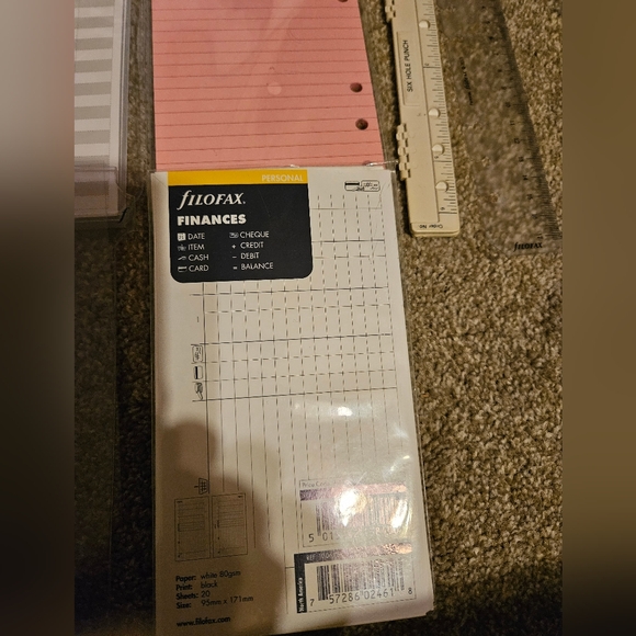 Filofax Personal Size Insert large bundle - Picture 4 of 13